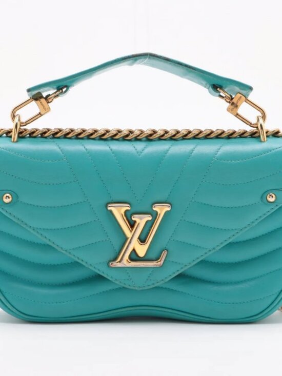 Louis Vuitton Handbags - Louis Vuitton New Wave Chain Bag MM Tiffany Blue